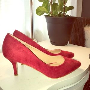 Journee Collection Red Pointy Toe Pumps NWOT